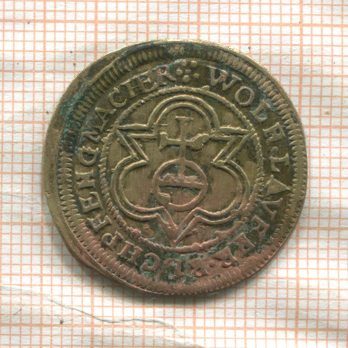 Счетный жетон. Германия. Нюрнберг. Вольф Лауфер. 1612-1651 гг.