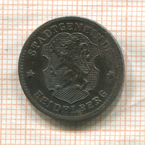 Нотгельд. 10 пфеннигов. Германия. Хайдельберг