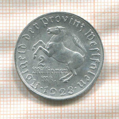 2000000 марок. Вестфалия 1923г