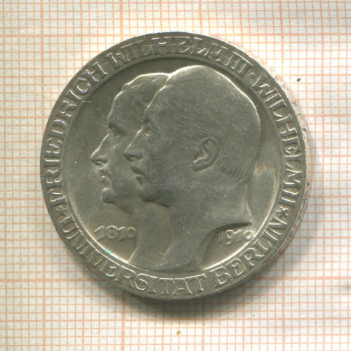 3 марки. Пруссия 1910г