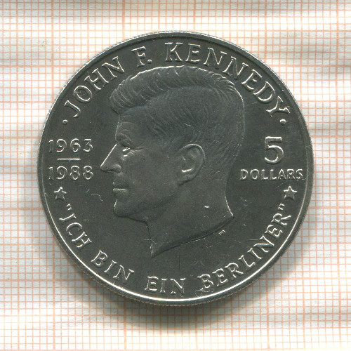 5 долларов. Ниуэ 1988г