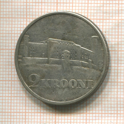 2 кроны. Эстония 1930г