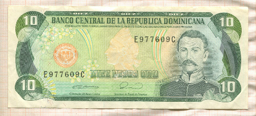 10 песо. Доминикана