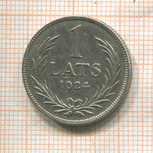 1 лат. Латвия 1924г