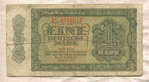 1 марка. Германия 1948г
