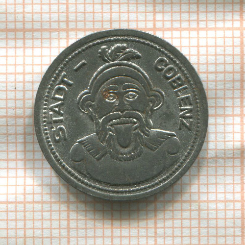 Нотгельд. 10 пфеннигов. Германия. Кобленц