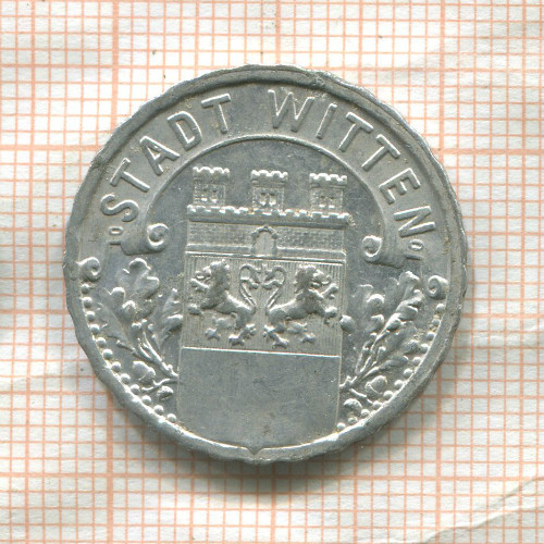 Нотгельд. 50 пфеннигов. Германия. Виттен