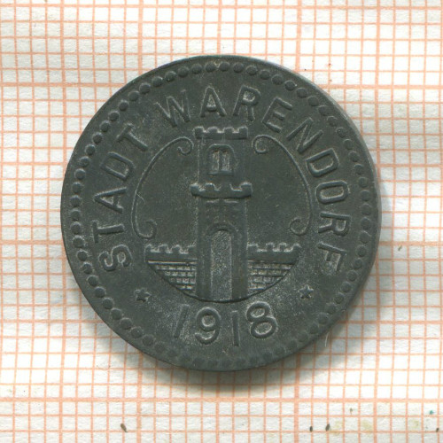 Нотгельд. 10 пфеннигов. Германия. Варендорф