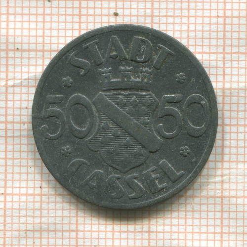 Нотгельд. 50 пфеннигов. Германия. Кассель
