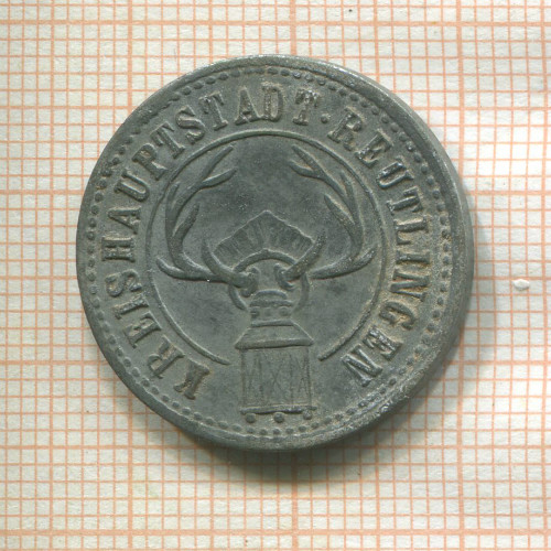 Нотгельд. 50 пфеннигов. Германия. Ройтлинген