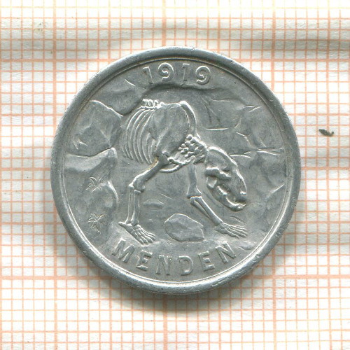 Нотгельд. 50 пфеннигов. Германия. Менден