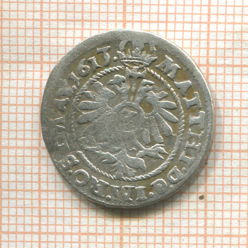 3 крейцера. Ханау (небольшая деформация) 1613г