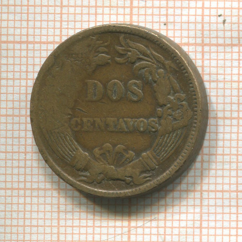 2 сентаво. Перу 1878г