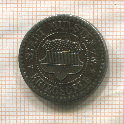 Нотгельд. 25 пфеннигов. Германия. Мюнстер