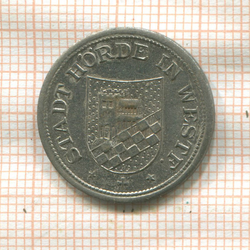 Нотгельд. 10 пфеннигов. Германия. Хёрде
