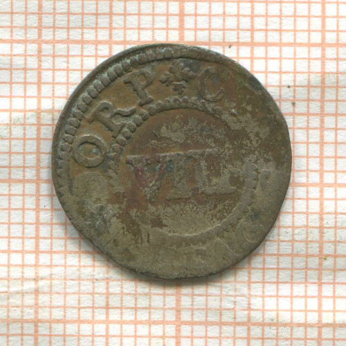 8 геллеров. Юлих-Берг 1664г