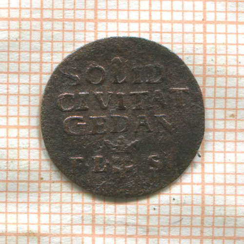 1 шиллинг. Данциг 1766г