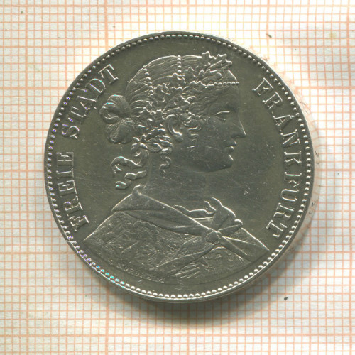 1 талер. Франкфурт 1860г