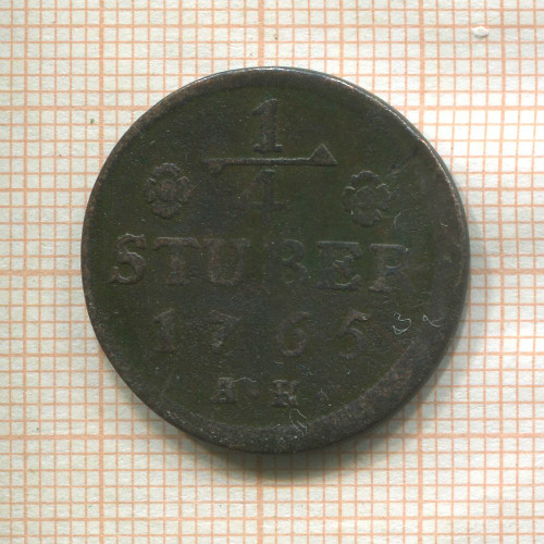 1/4 штубера. Юлих-Берг 1765г