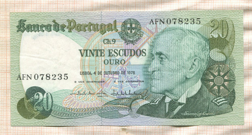 20 эскудо. Португалия 1978г
