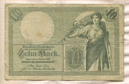 10 марок. Германия 1906г