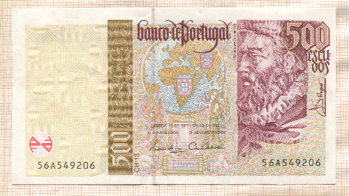500 эскудо. Португалия 1997г