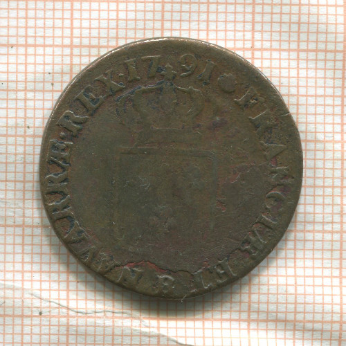 1 соль. Франция 1791г