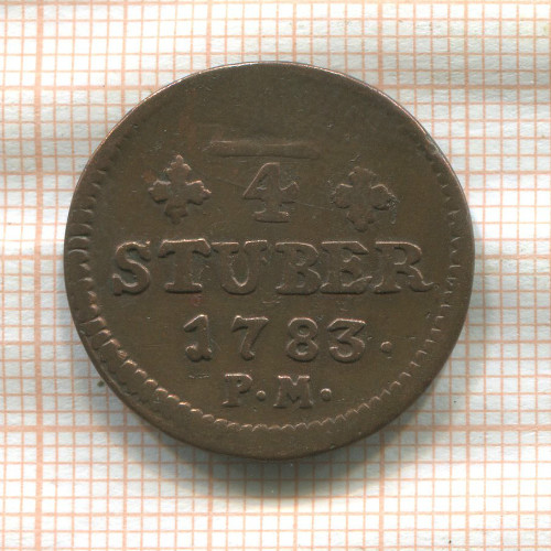 1/4 штубера. Юлих-Берг 1783г