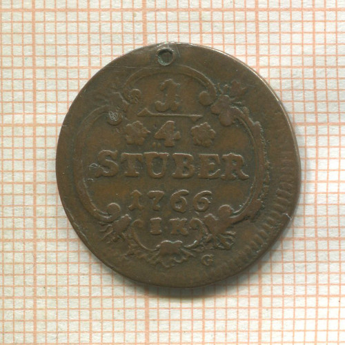 1/4 штубера. Кельн 1766г
