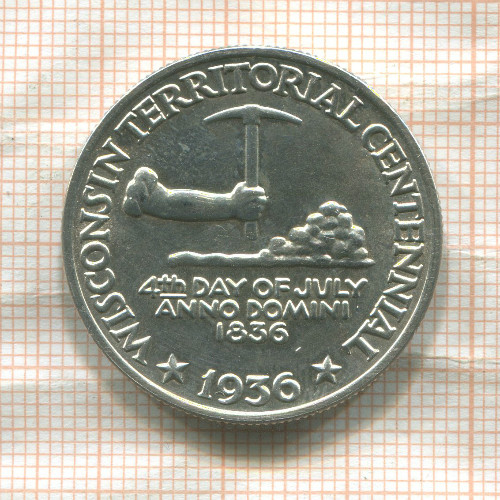 1/2 доллара. США 1936г