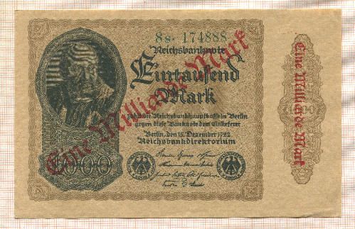 1000000000 марок. Германия