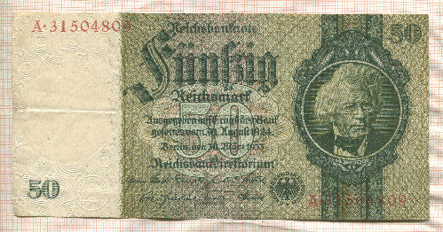 50 марок. Германия 1933г
