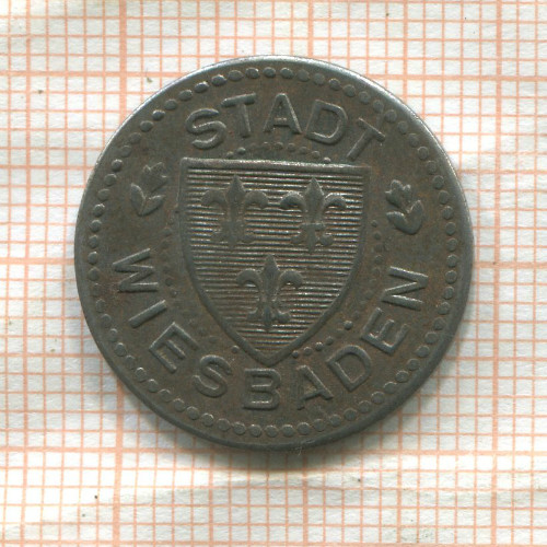 Нотгельд. 10 пфеннигов. Германия. Висбаден