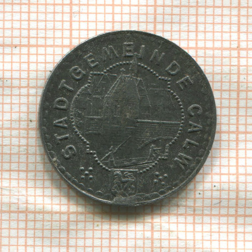 Нотгельд. 10 пфеннигов. Германия. Кальв