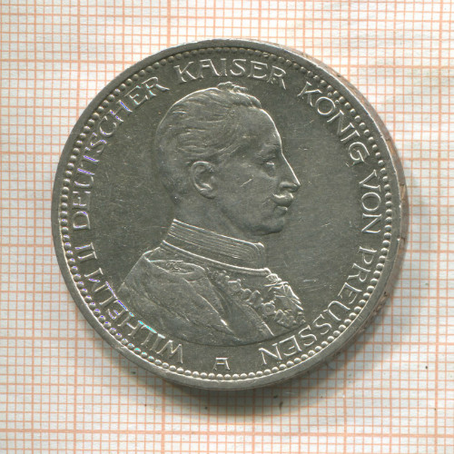 5 марок. Пруссия 1913г