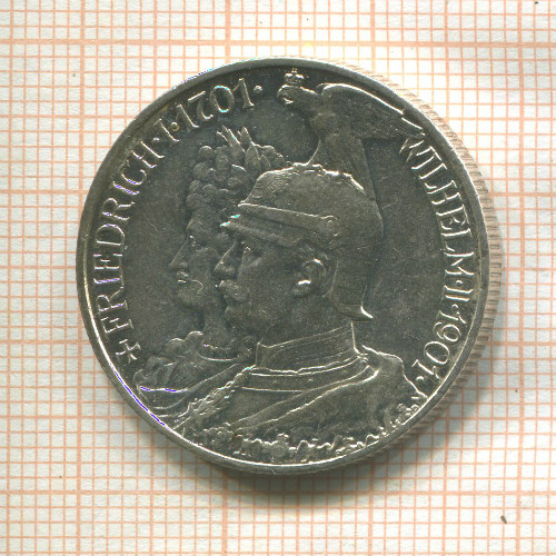 2 марки. Пруссия 1901г