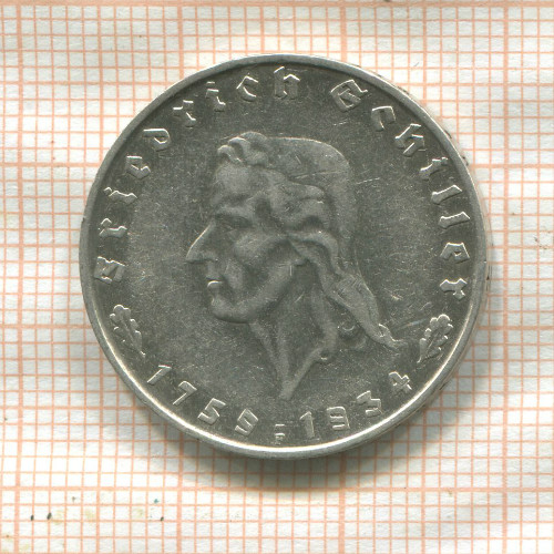 2 марки. Германия 1934г