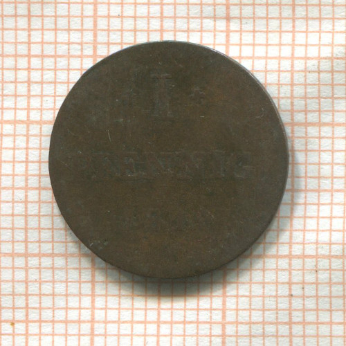 1 пфенниг. Гессен-Дармштадт 1819 ?г