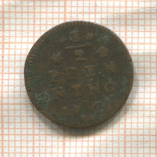 1/2 пфеннинга. Вюрцбург 1764?г