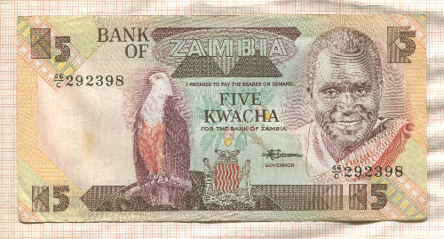 5 квача. Замбия