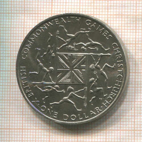 1 доллар. Новая Зеландия 1974г