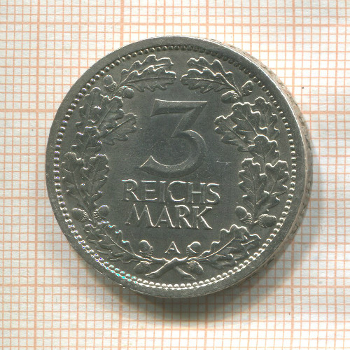 3 марки. Германия 1931г