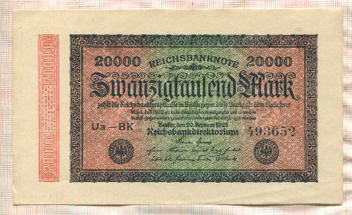 20000 марок. Германия 1923г
