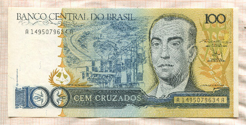 100 крузадо. Бразилия