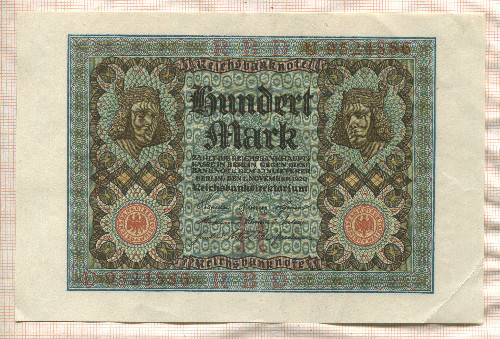 100 марок. Германия 1920г