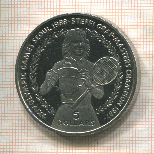 5 долларов. Ниуэ 1988г