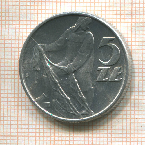 5 злотых. Польша 1960г