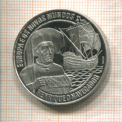 2 1/2 экю. Португалия. ПРУФ 1991г