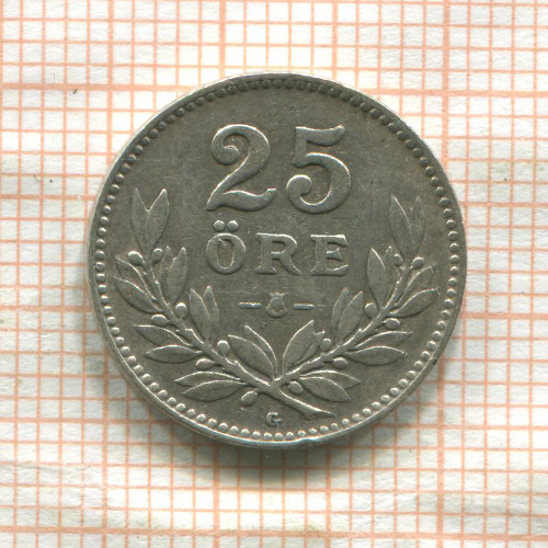 25 эре. Швеция 1938г