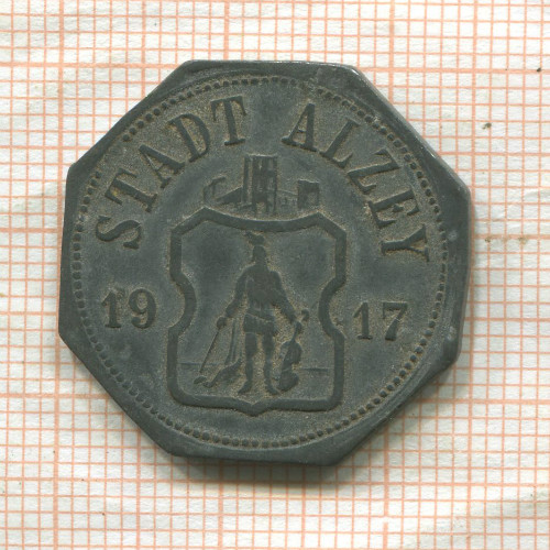 Нотгельд. 50 пфеннигов. Германия. Альцай